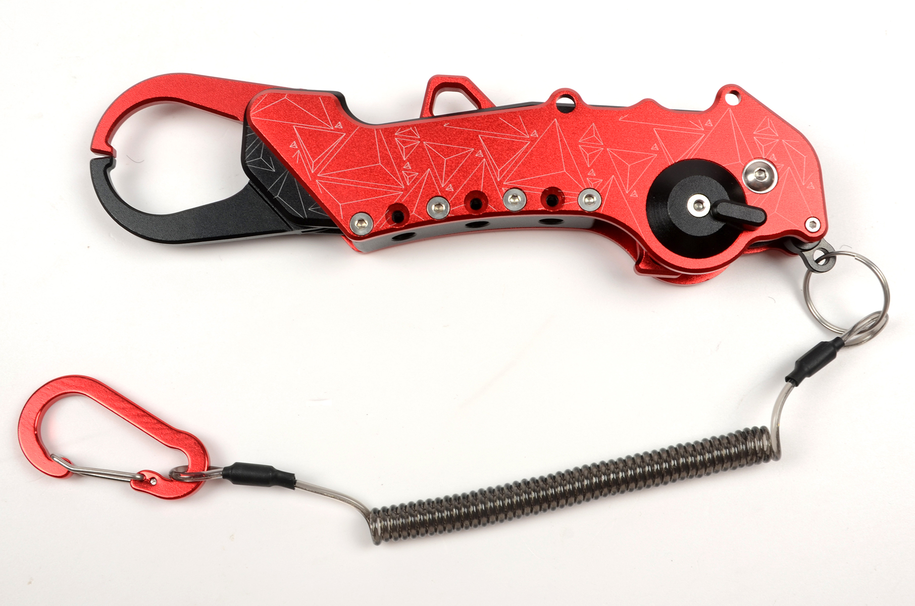 Захват (липгрип) челюстной Grfish #202-2, 28см/166гр. (сложн-й 19см) red