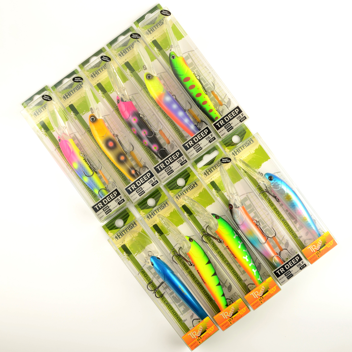 Воблер Hitfish TR Deep 115 тролл., 11.5см., 23.8гр., 6м #301