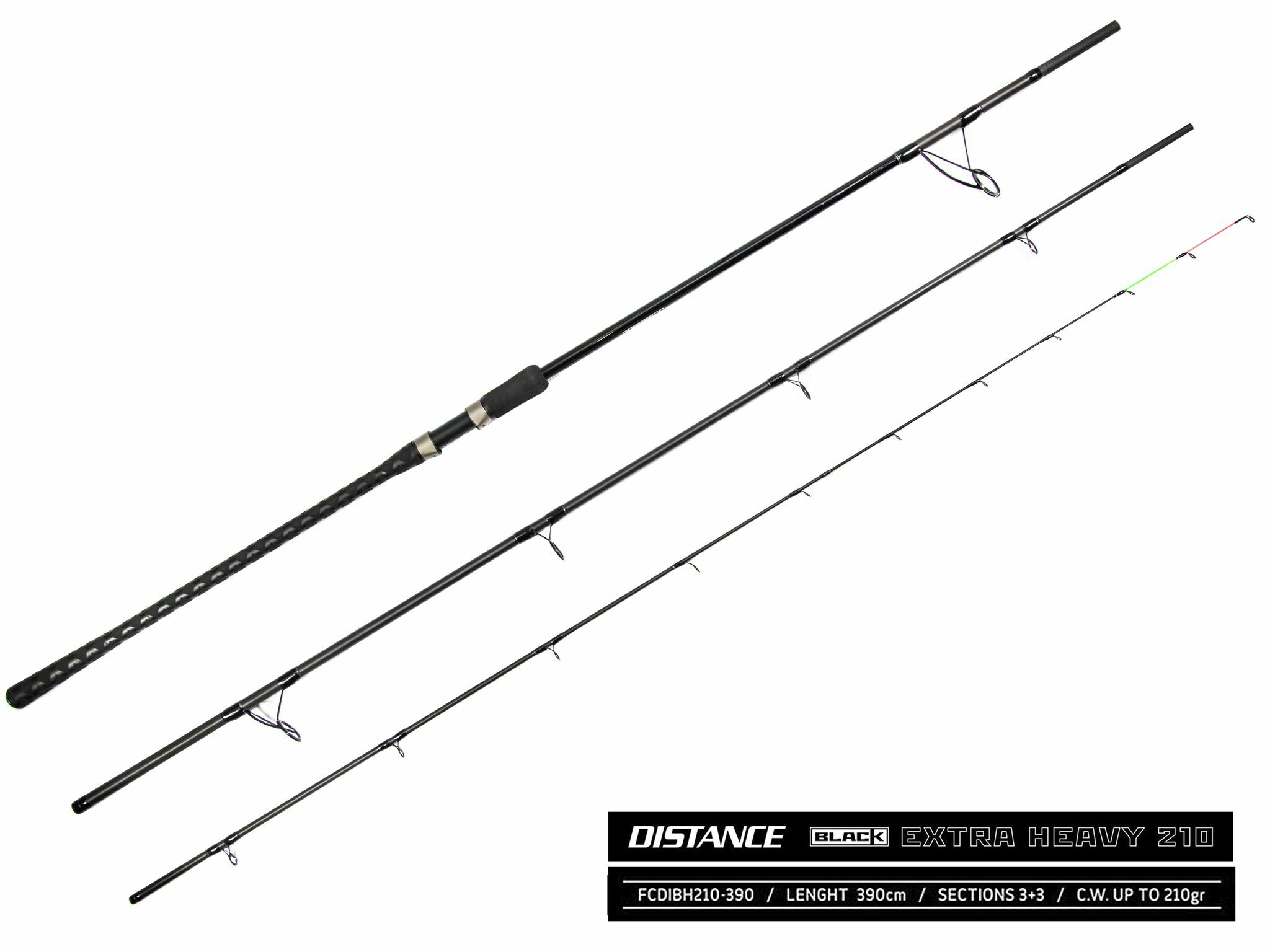 Удилище фидерное Feeder Concept Distance Black Extra Heavy  3.90м, до 210гр