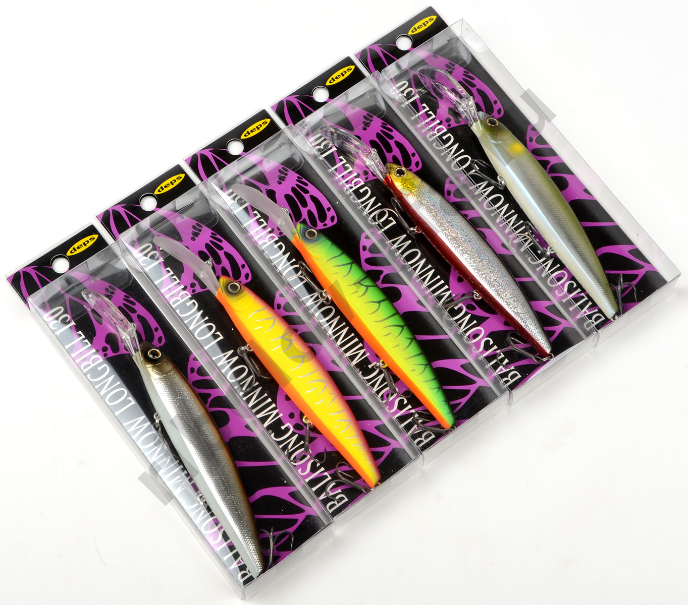 Воблер Deps Balisong Minnow Longbill 130SF  26.5гр, 2.5-3.0м #37 Redbelly Shiner