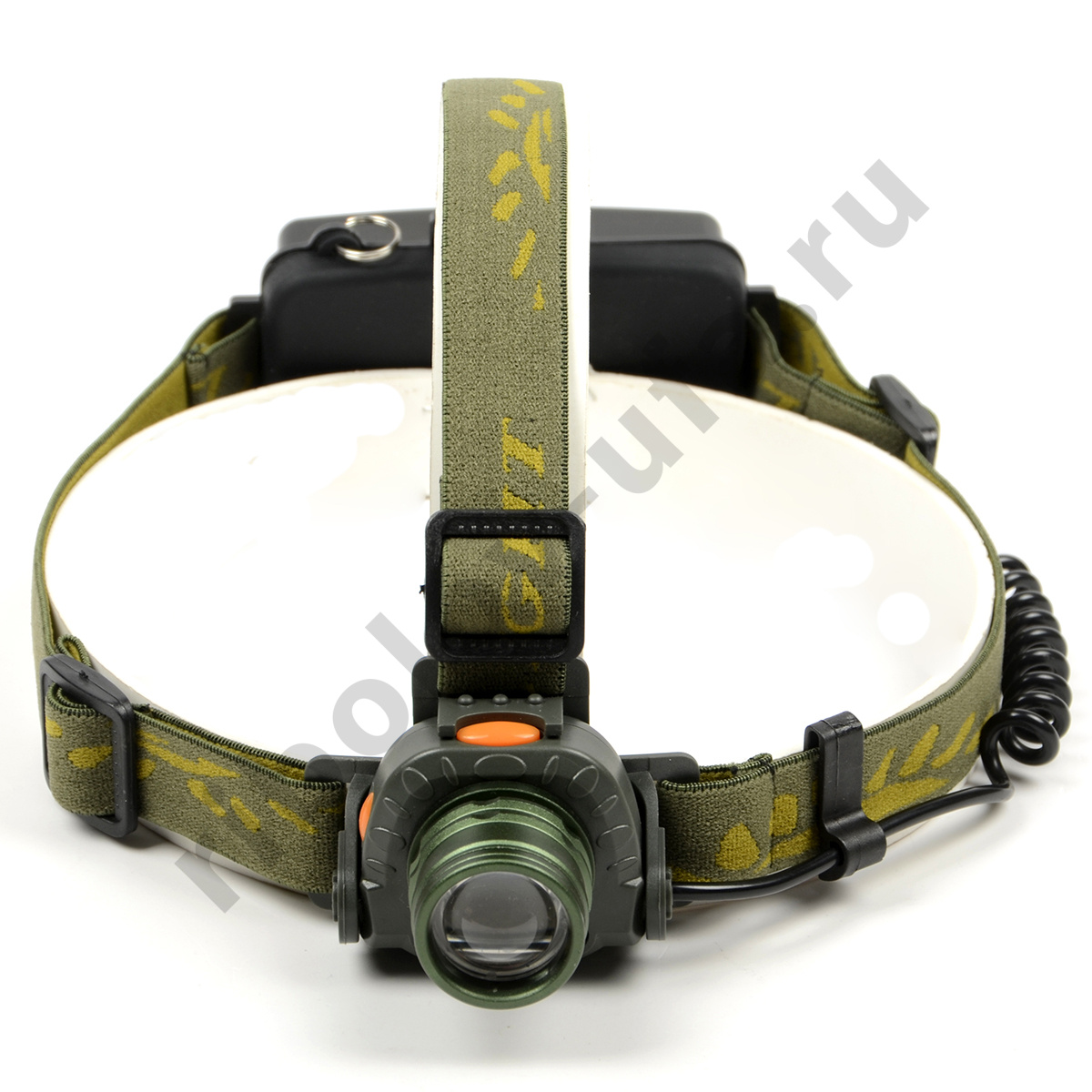 Фонарь налобный No name HT-427 (сенсорный, аккум/батарейки, зарядка 200, зарядка автомобильная)