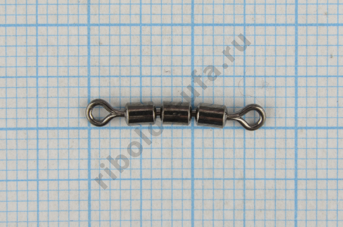 Вертлюг тройной цепочка Hitfish Triple Rolling Swivel №8, 37lb, 17кг