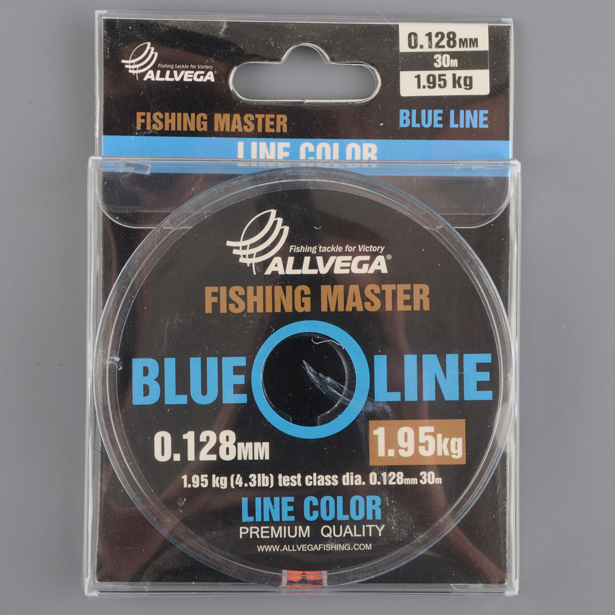 Леска Allvega монофильная Fishing Master голубая 30м 0,128мм