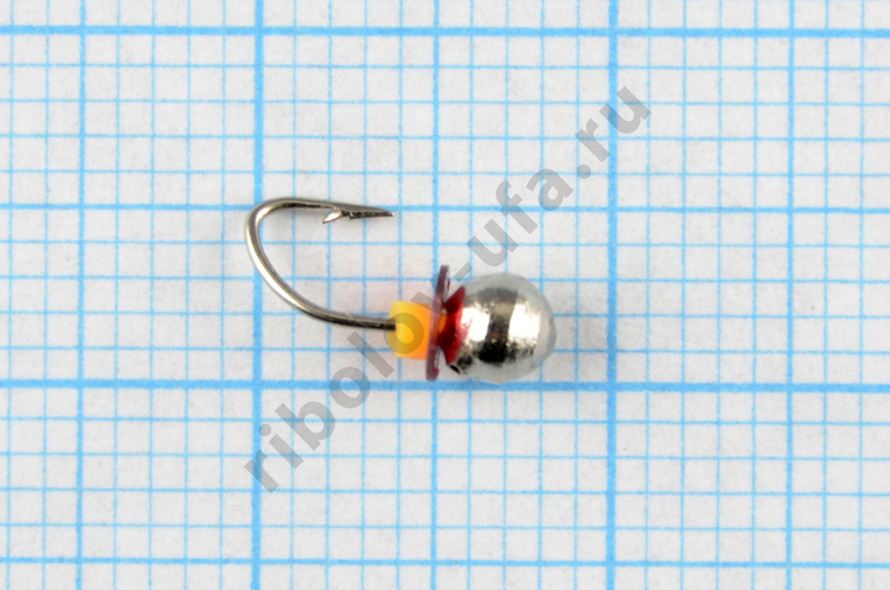 Мормышка Wormix точеная вольфрамовая Дробь d=3 гальваника серебро арт. 849