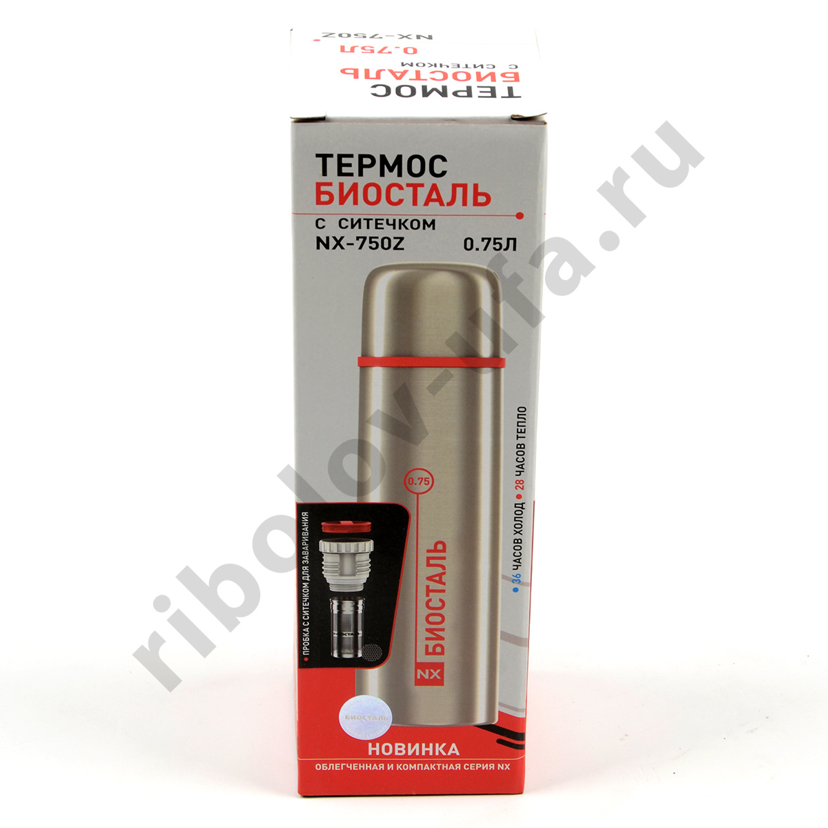 Термос Biostal узк. горло пробка с ситечком 0.75л (NX-750Z)