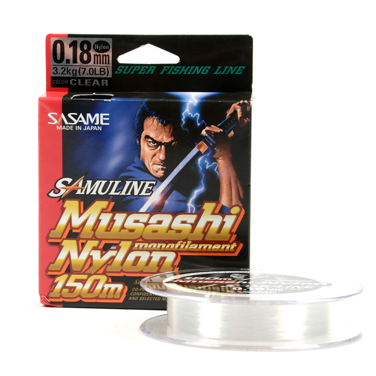 Леска Sasame Samuline Nylon Musashi 150м 0.18мм 