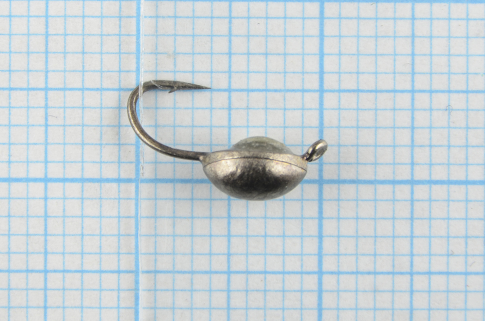 Мормышка вольфрам Bravo Fishing Плавунец с ушком, с 3D глазком 3.0 мм 0.50 гр Bn