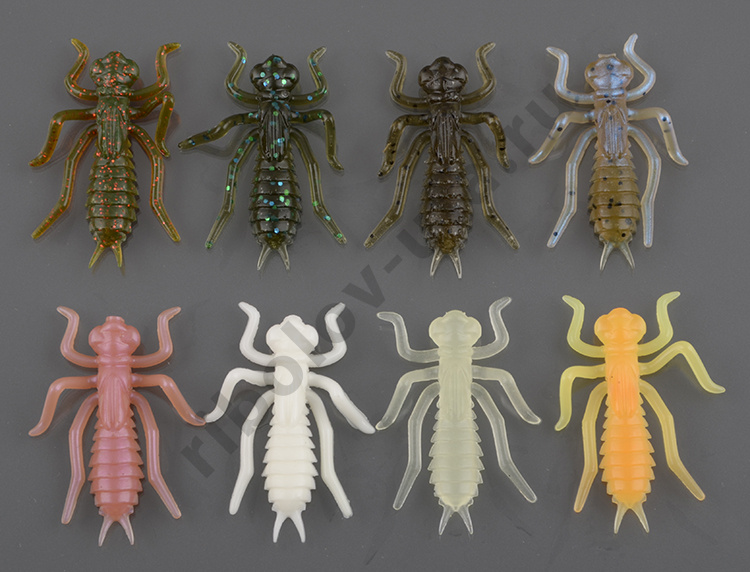 Силиконовая приманка Crazy Fish Kasari 1in 27мм 0,5гр цв.M7 FS mix (кальмар+креветка)