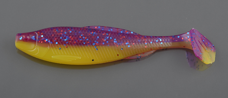 Силиконовая приманка Narval Troublemaker 10cm #007-Purple Spring (5шт/уп)