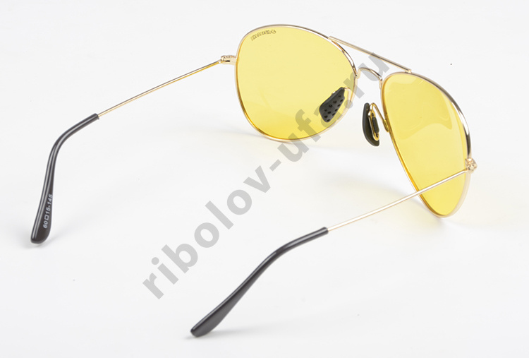 Очки Kosadaka поляризационные металлические желтые (8516Y)