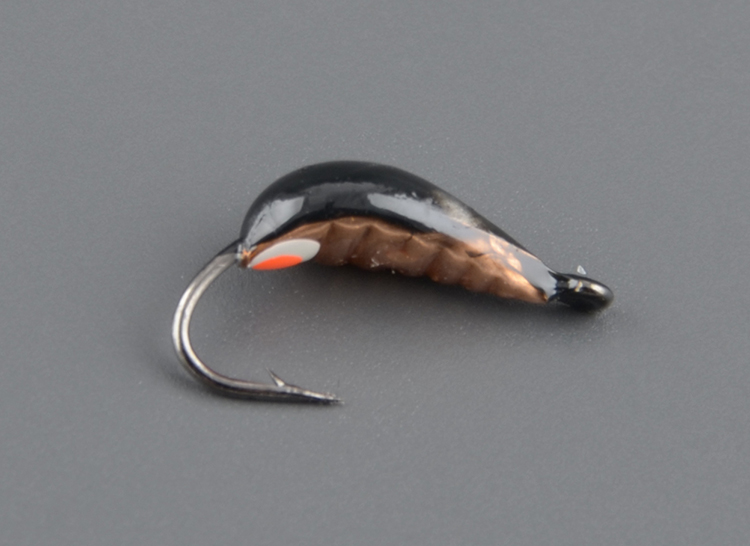 Мормышка свинцовая Санхар Кобра широкая №1 медь 