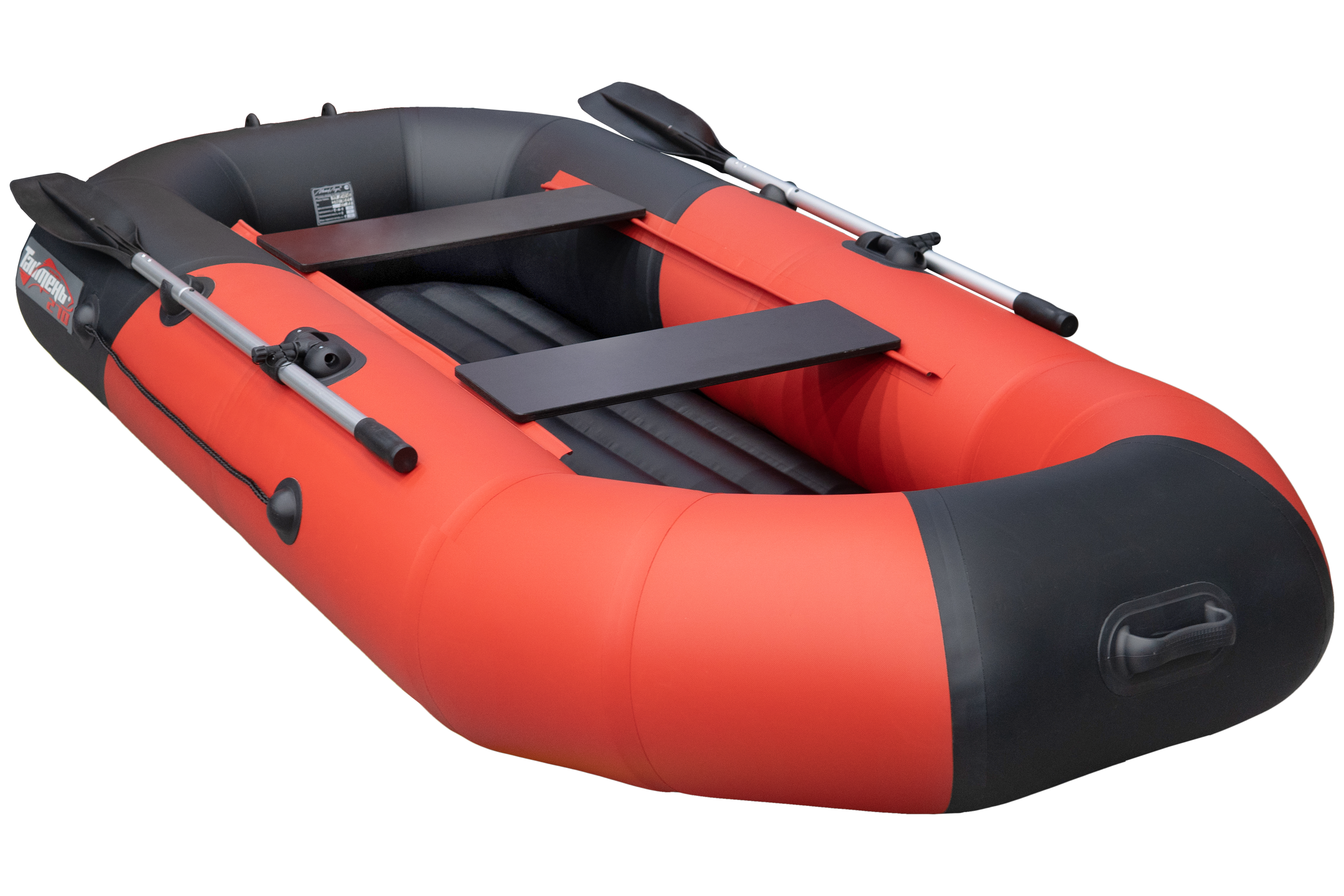 Лодка Таймень NX 270 НД комби красный/черный