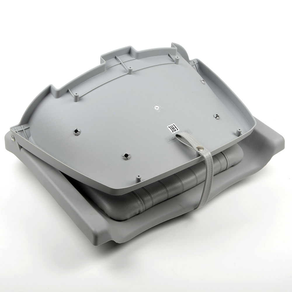 Кресло в лодку мягкое складное, серое/серое C12508G