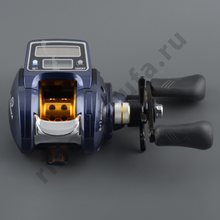 Катушка мульт. Kosadaka мульт Atlas CS 201 L (леворукая) с эл.счетчиком лески