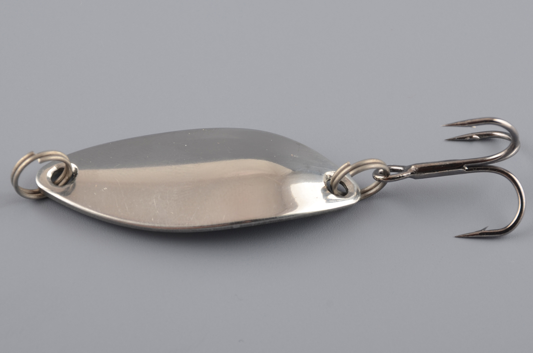 Блесна Русская приманка колеб. Колибри цв.серебро 45мм 06гр. (глянцевая)