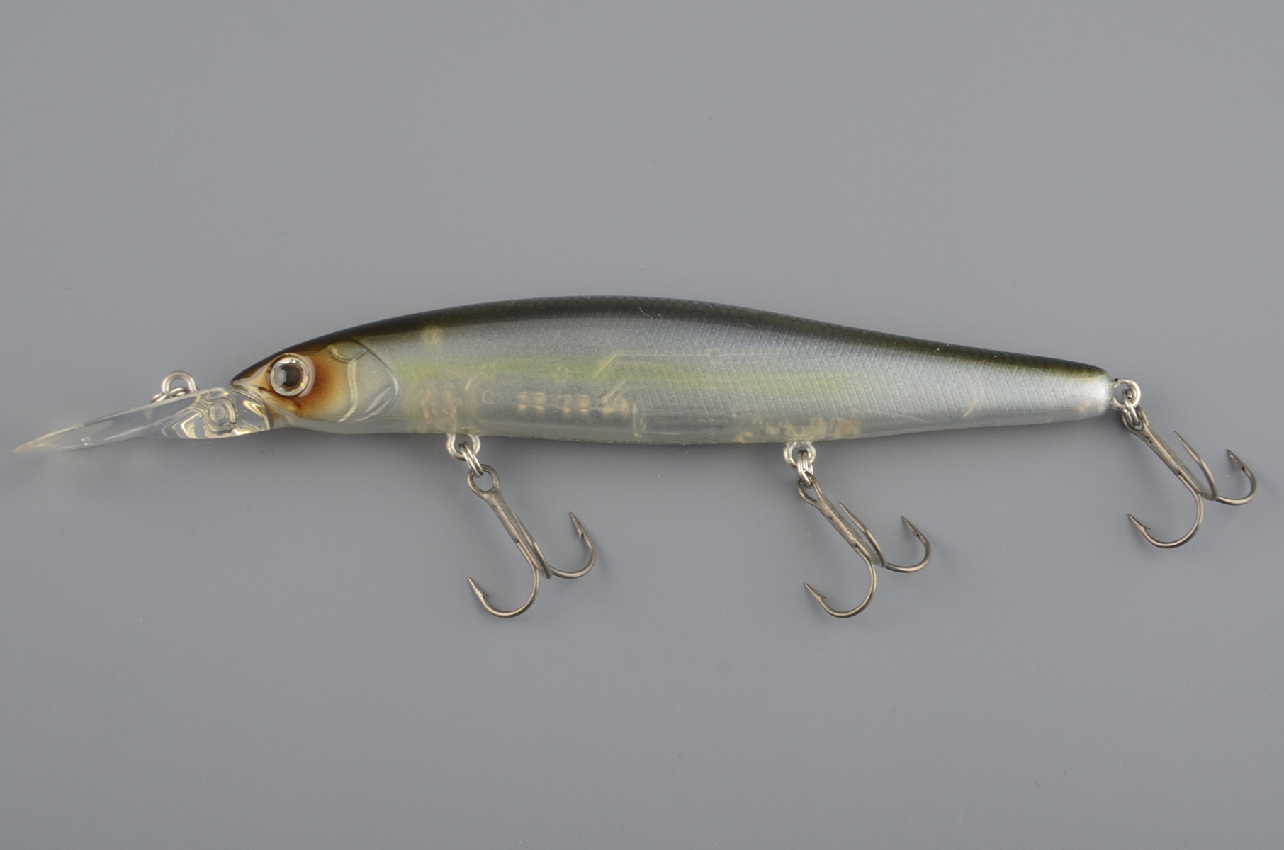 Воблер Daiwa Steez Minnow 110SP MR  15гр.  11см   1,3-1,7м  Natural Ghost Shad