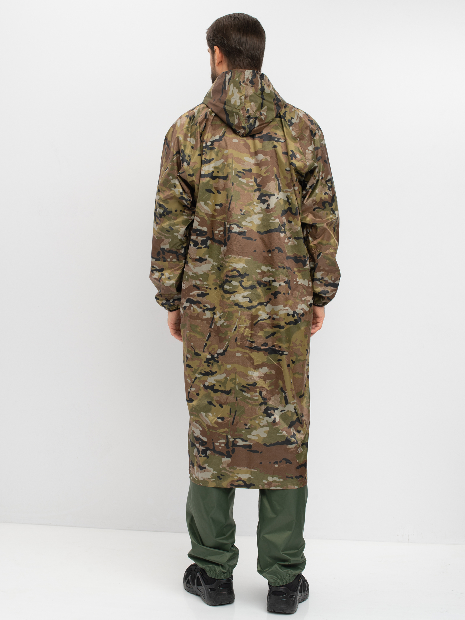 Плащ Huntsman ВВЗ цв. Мультикам Ткань Таффета PVC 20000мм р.60-62, рост 188