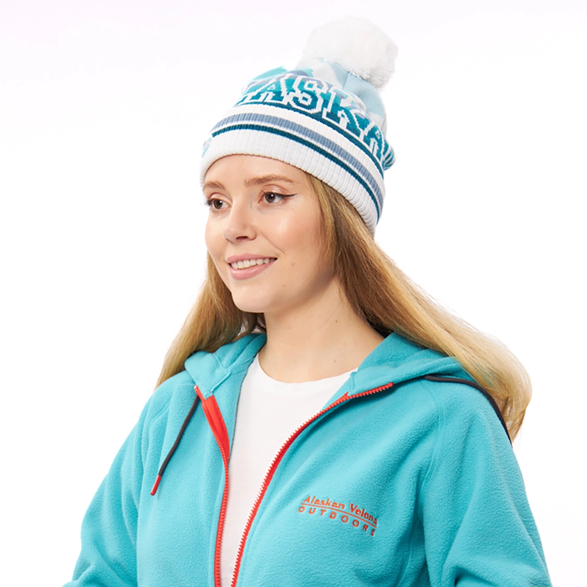 Шапка женская Alaskan Knitted мультиколор