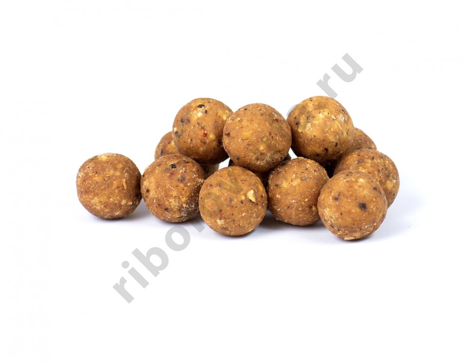Бойлы GBS Baits Carp вареные прикормочные 20мм 1кг (пакет) Fishmeal Рыбные