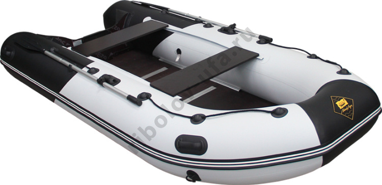 Лодка Ривьера Максима 3400 СК комби светло-серый/черный