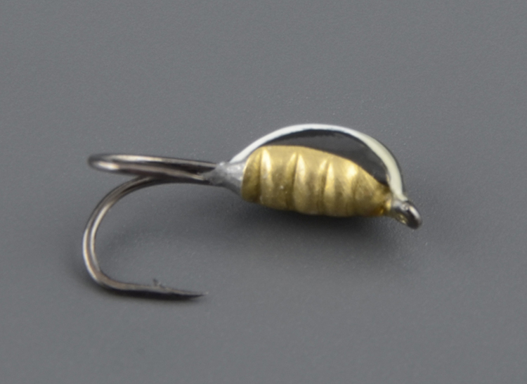 Мормышка Мир Вольфрама Коза с коронкой. Колорадский жук д. 3 мм