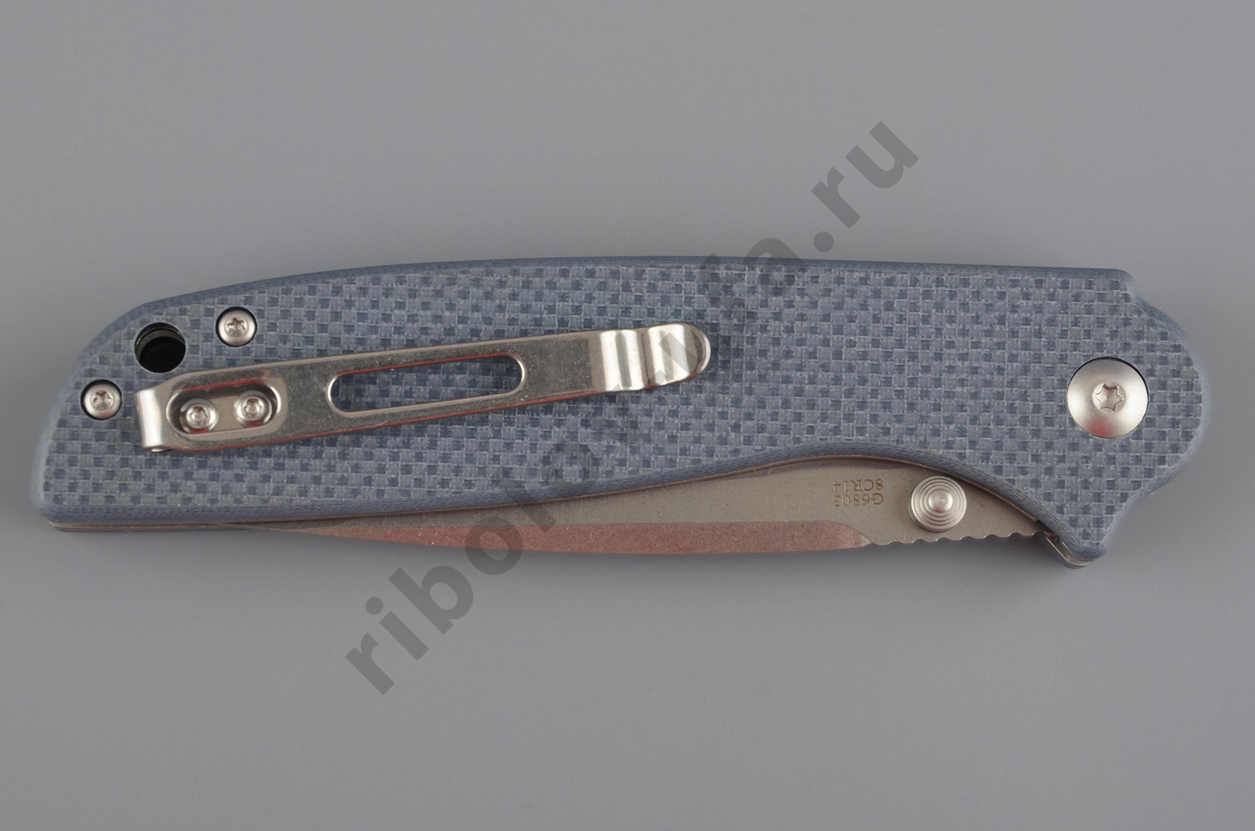 Нож складной туристический Ganzo G6803-GY серый