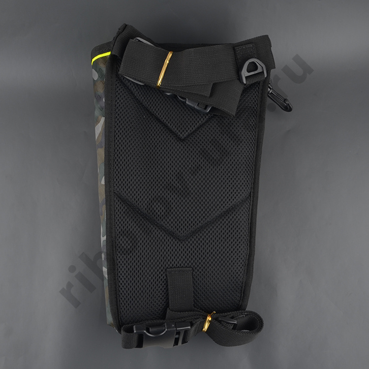 Сумка Kosadaka M10 камуфляж, набедренная со стаканом для спиннинга и коробкой