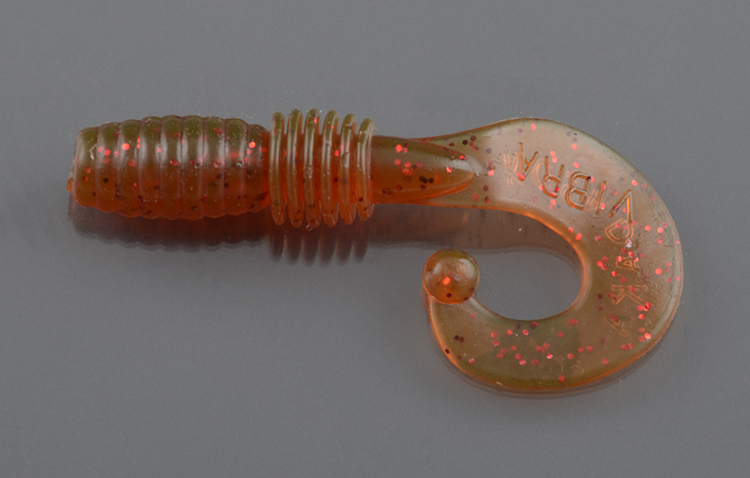 Силиконовая приманка Kosadaka Vibra 50, 50 мм, цвет OD (10 шт/уп)