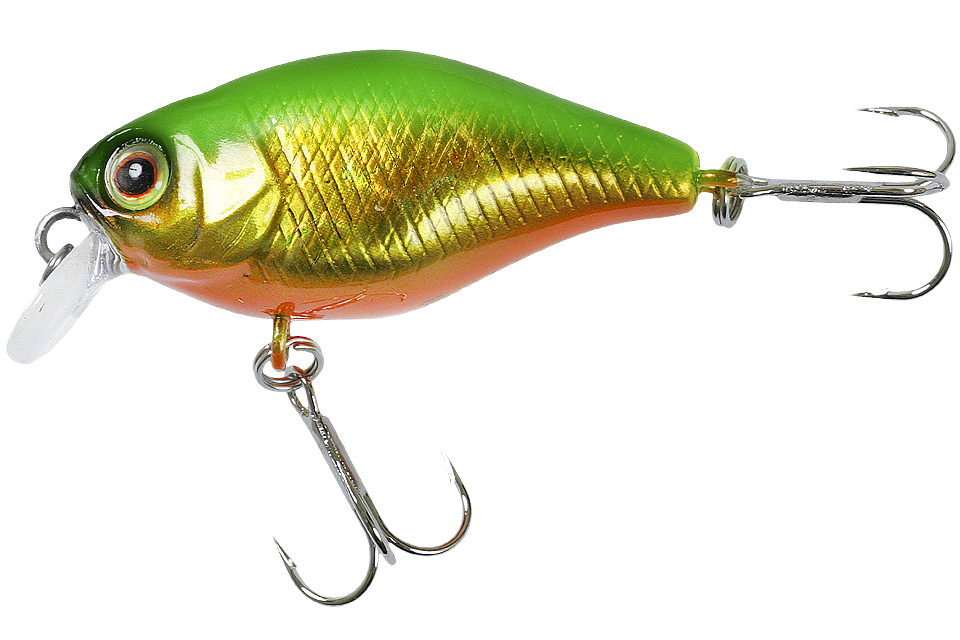 Воблер Jackall Chubby 38 дл. 3.8 см, гл. 0.6-1.0 м, 4 гр., floating, цв. hl green gold