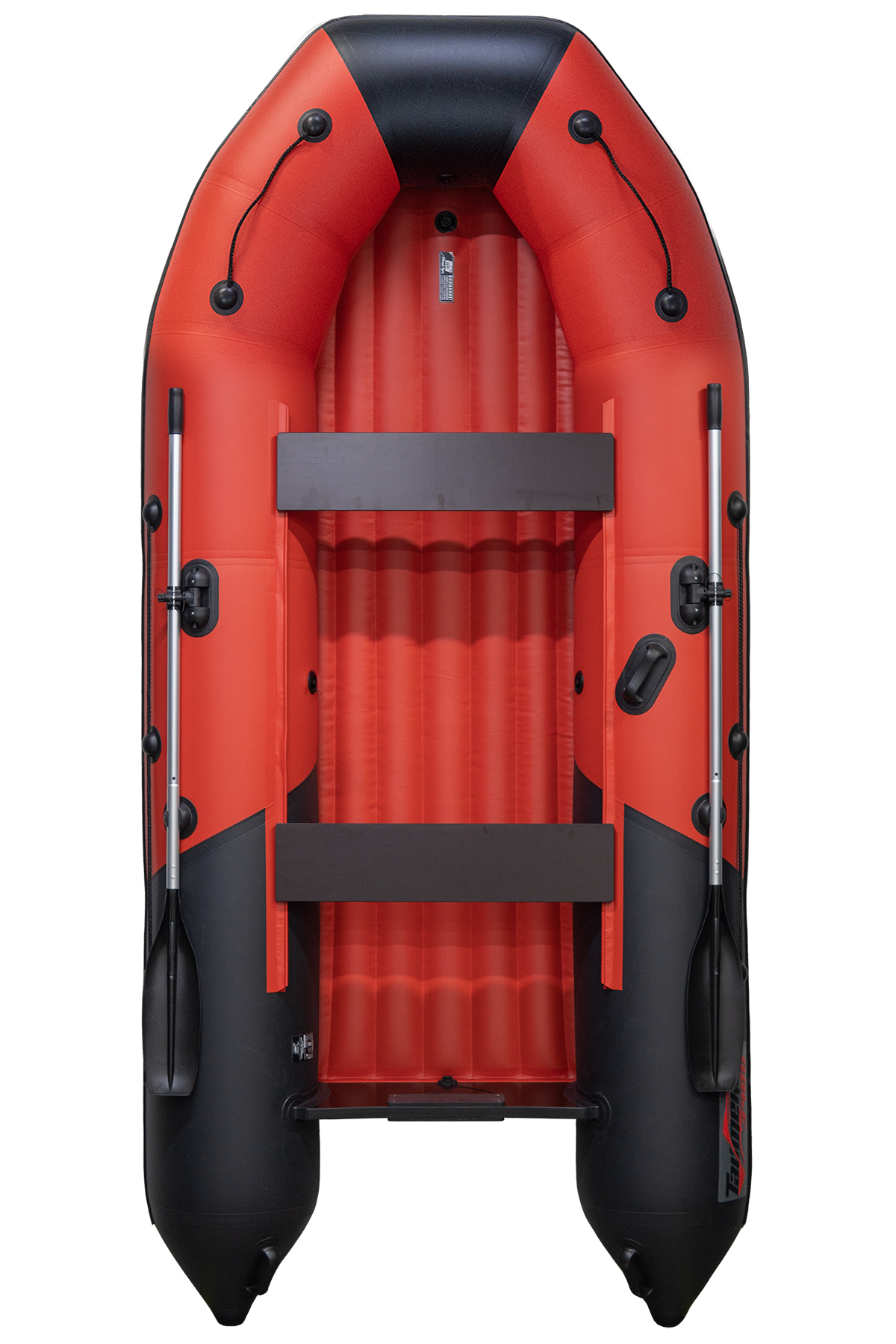 Лодка Таймень NX 3400 НДНД PRO красный/черный