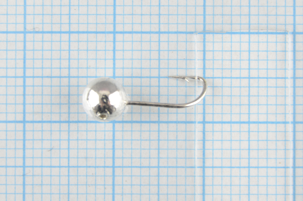 Мормышка литая Marlins Шар 5мм (0,69гр) кр. Crown серебро 7000-302