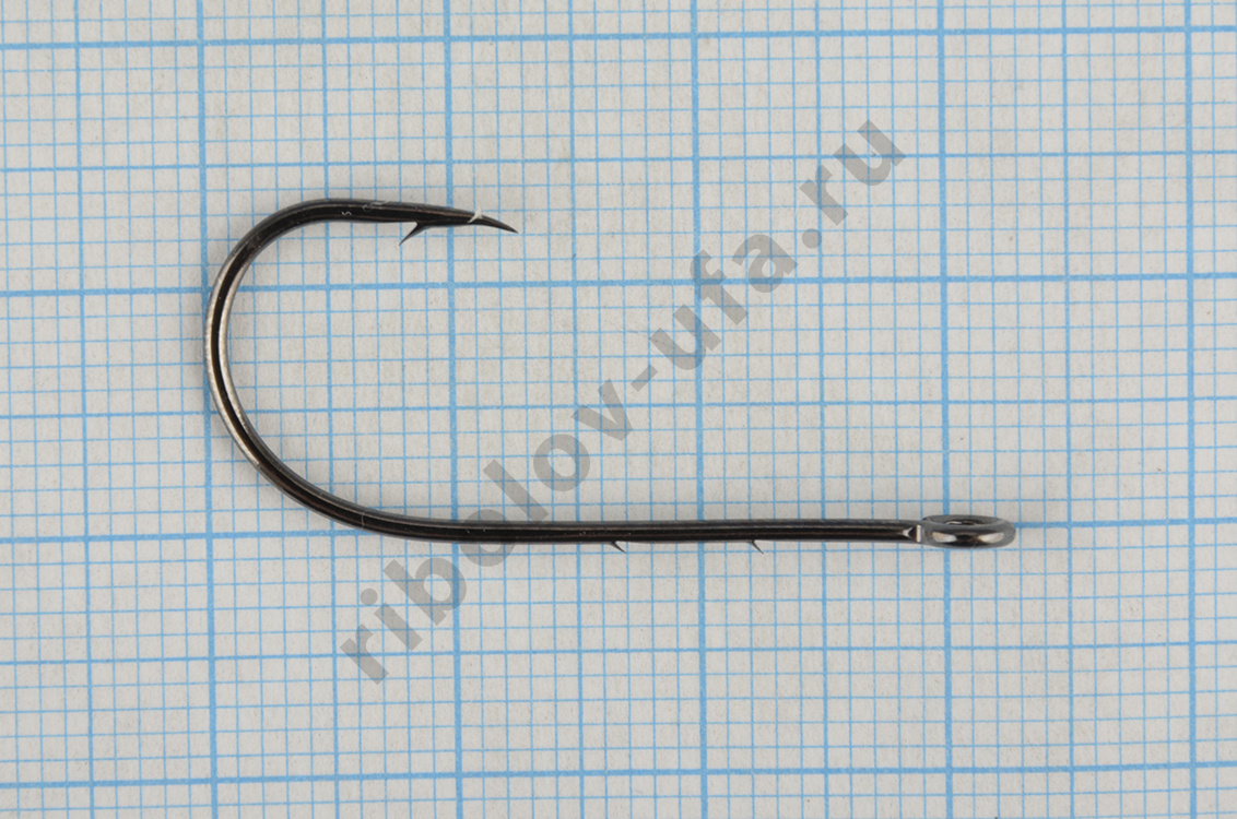 Одинарные крючки Hitfish  с засечками Direct Hold Single Hook (с большим ухом) # 1/0 