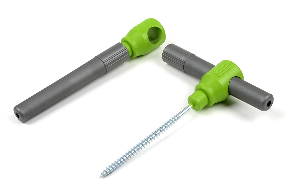 Комплект ввертышей для зимней палатки -45 серо-зеленый (4шт/уп) Helios