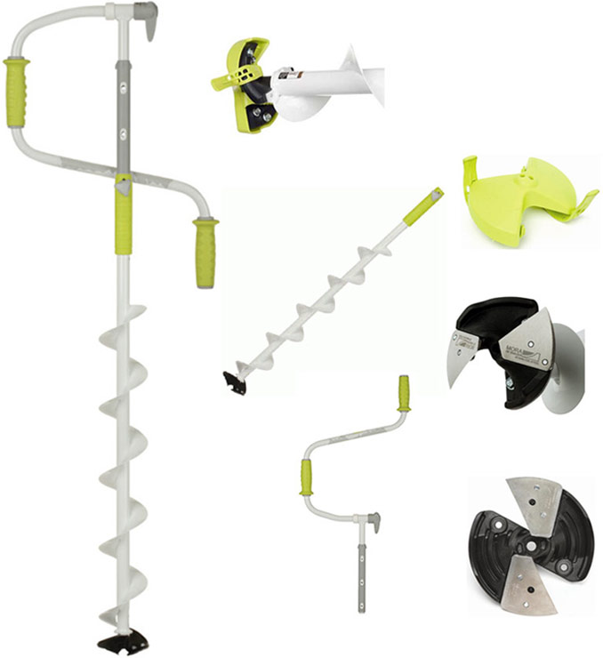 Ледобур Mora Nova System диам. 130 мм с удлиненным шнеком