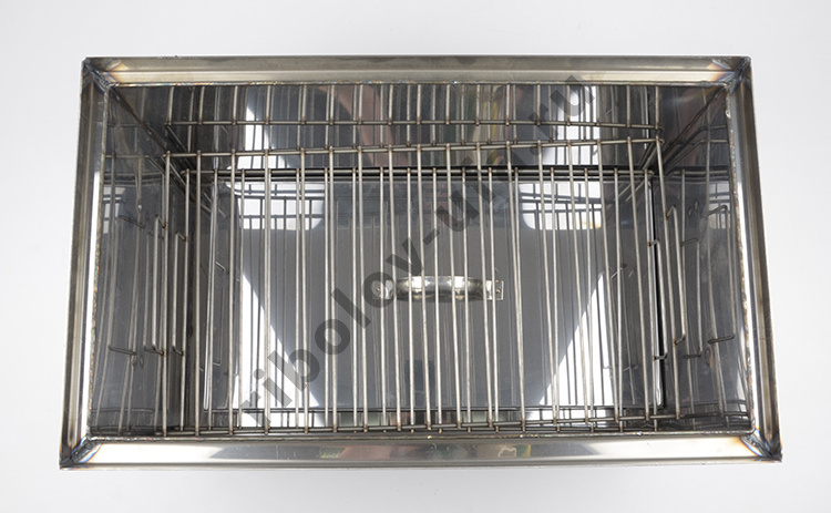 Коптильня с гидрозатвором нержавеющая (Н, 1,5мм, 450х250х250мм) Аша