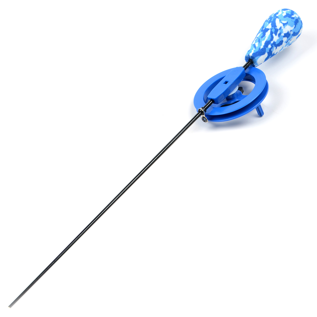 Удочка зимняя Морозко капелька камуфляж/синий