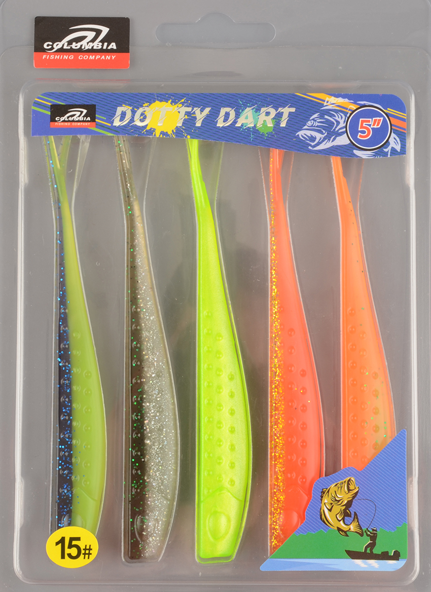 Силиконовая приманка Columbia Dotty Dart 5in #15