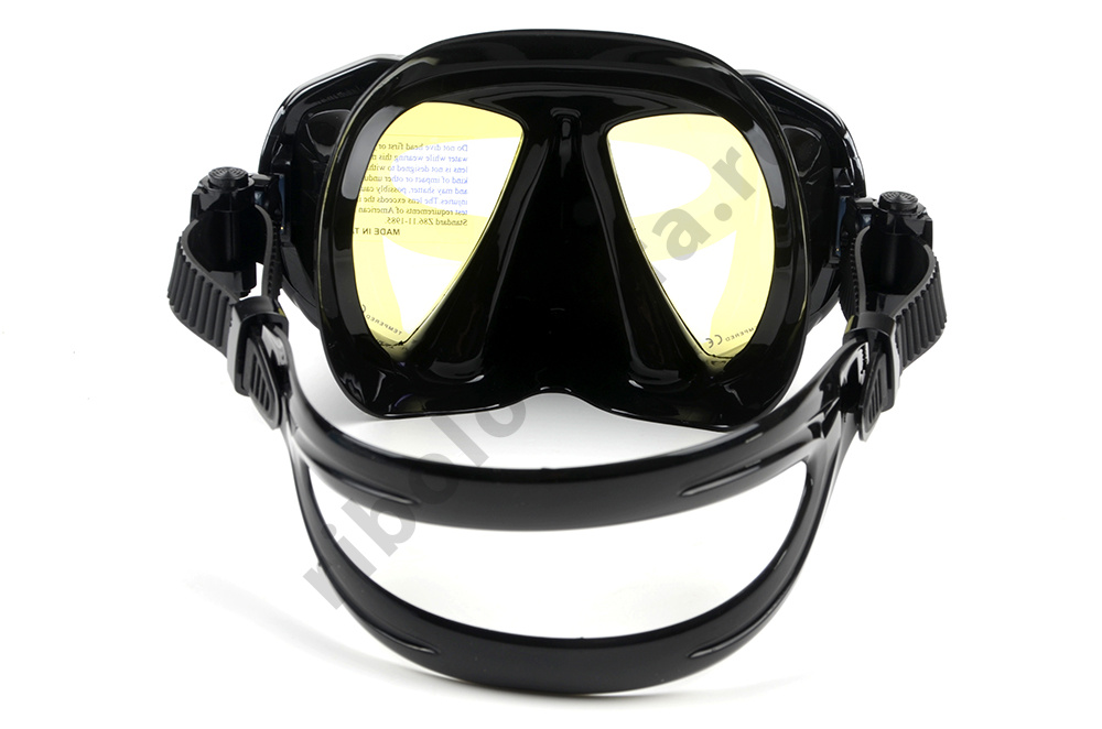 Маска Sargan Неман, черный силикон, просветленные линзы 