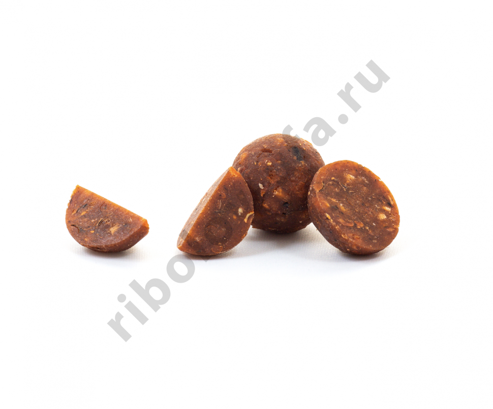 Бойлы GBS Baits Carp вареные прикормочные 20мм 1кг (пакет) Scopex Squid Кальмар Скопекс