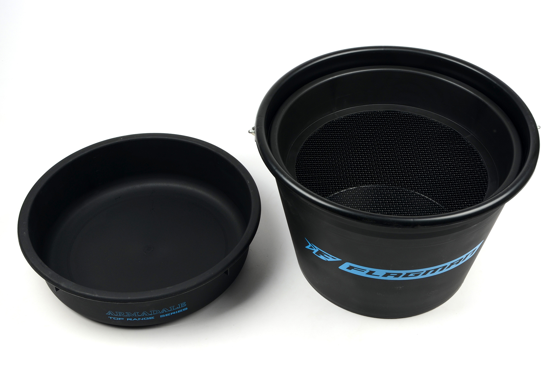 Ведро Flagman для замешивания прикормки c крышкой 25л + таз+сито