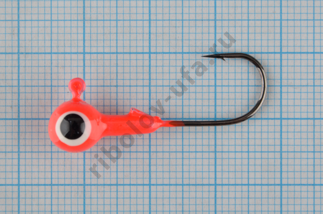 Джиг-головки Мормыш шар 3,5 гр. кр. №1 цв. 01-красный