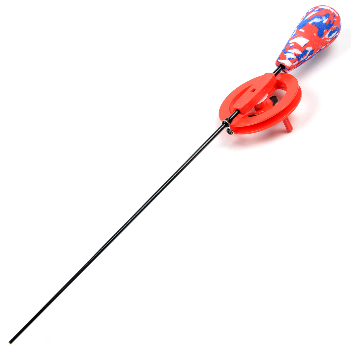 Удочка зимняя Морозко капелька камуфляж/красный