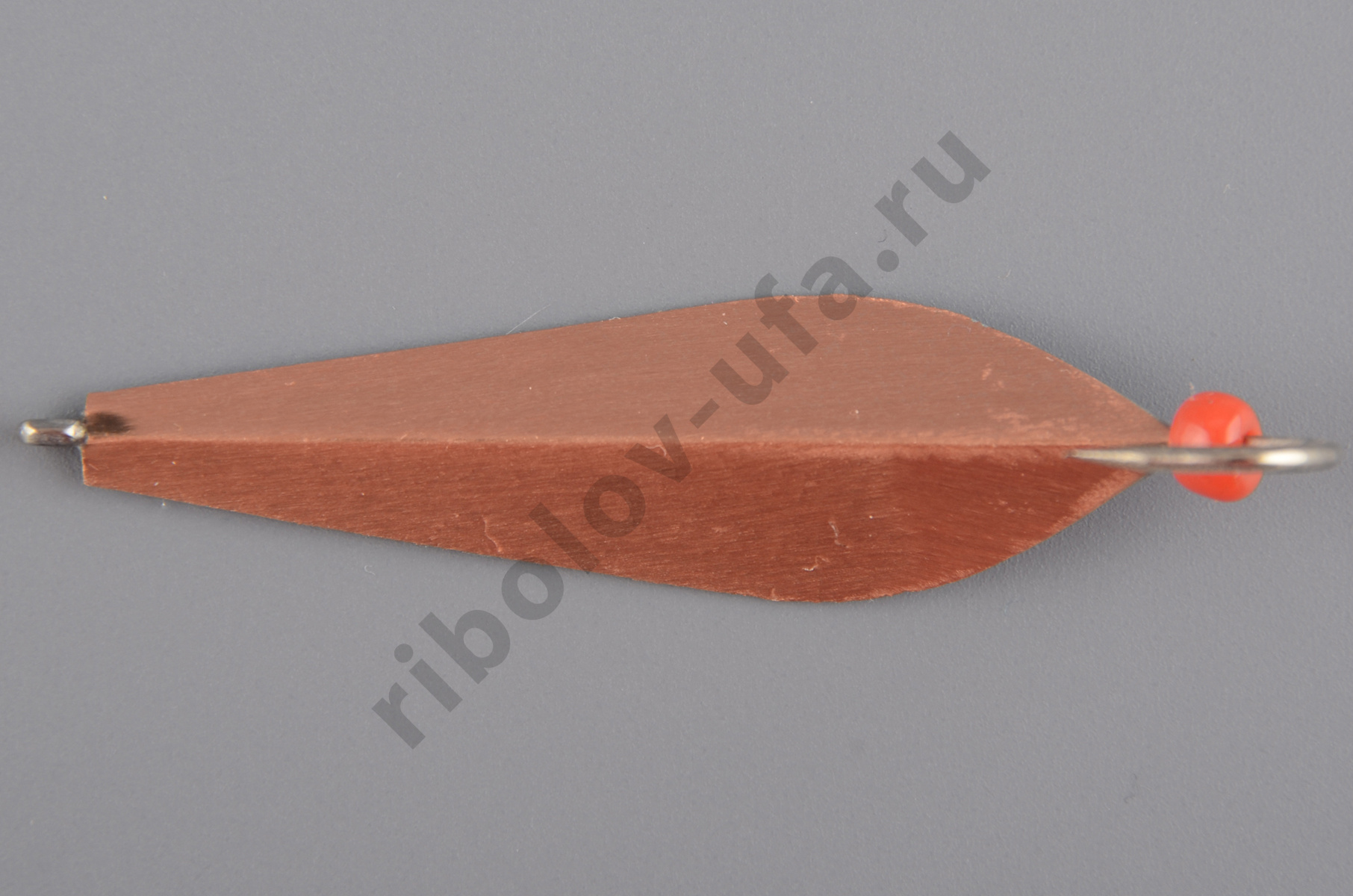 Блесна Курганская №15 с 1-м крючком, 45мм цв. медь
