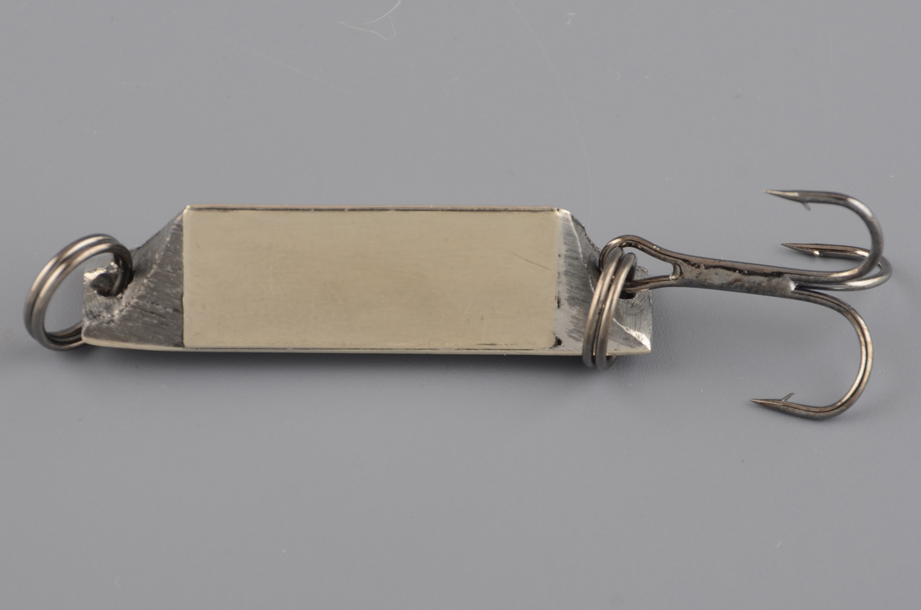 Блесна зимняя Жор Трехгранник 24гр ник/фосф