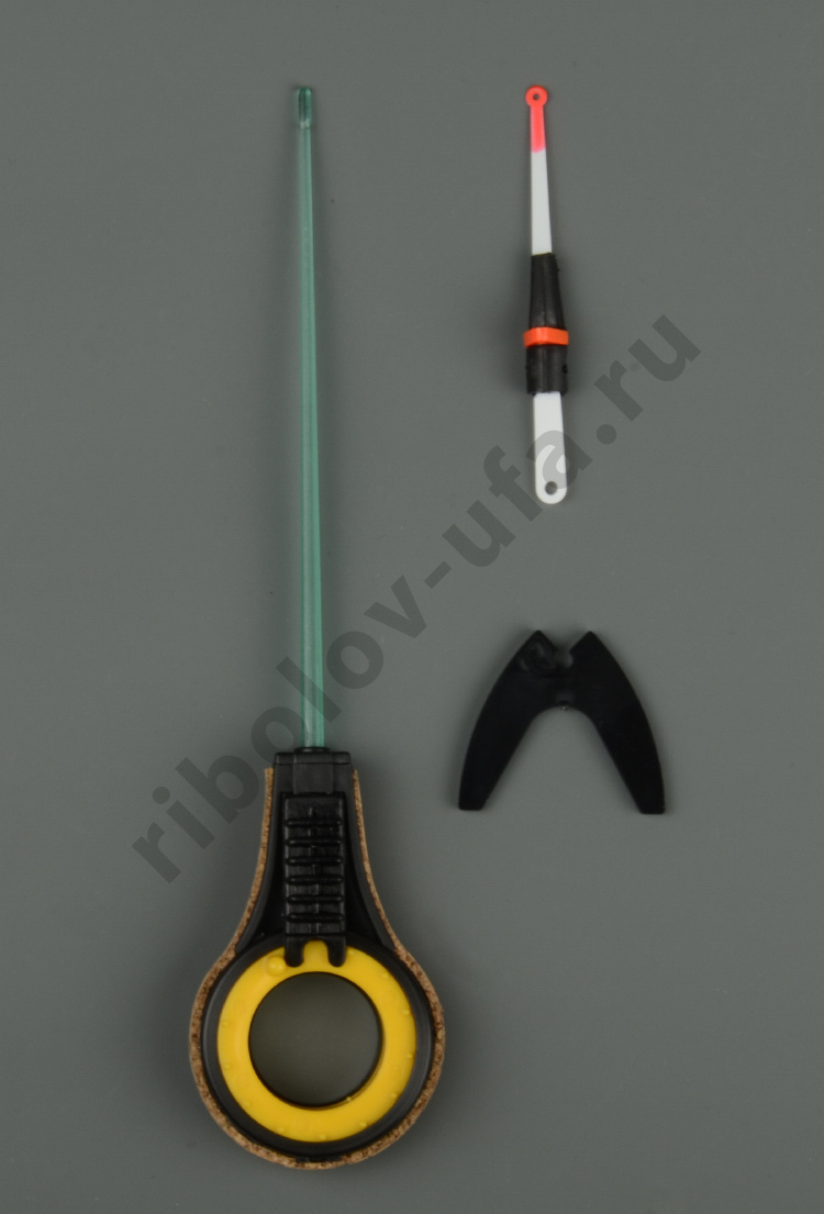 Удочка зимняя Пирс безосевая Спорт (черно-желтая)