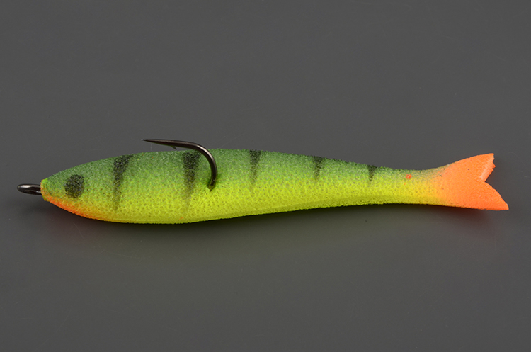 Рыбка поролоновая ЛП Мормыш неперфорированная 8 см цв. 23 (5 шт/уп)