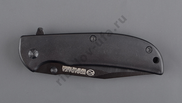 Нож складной Kosadaka N-F28B 16/9.0 см, 110 гр., черная рукоятка