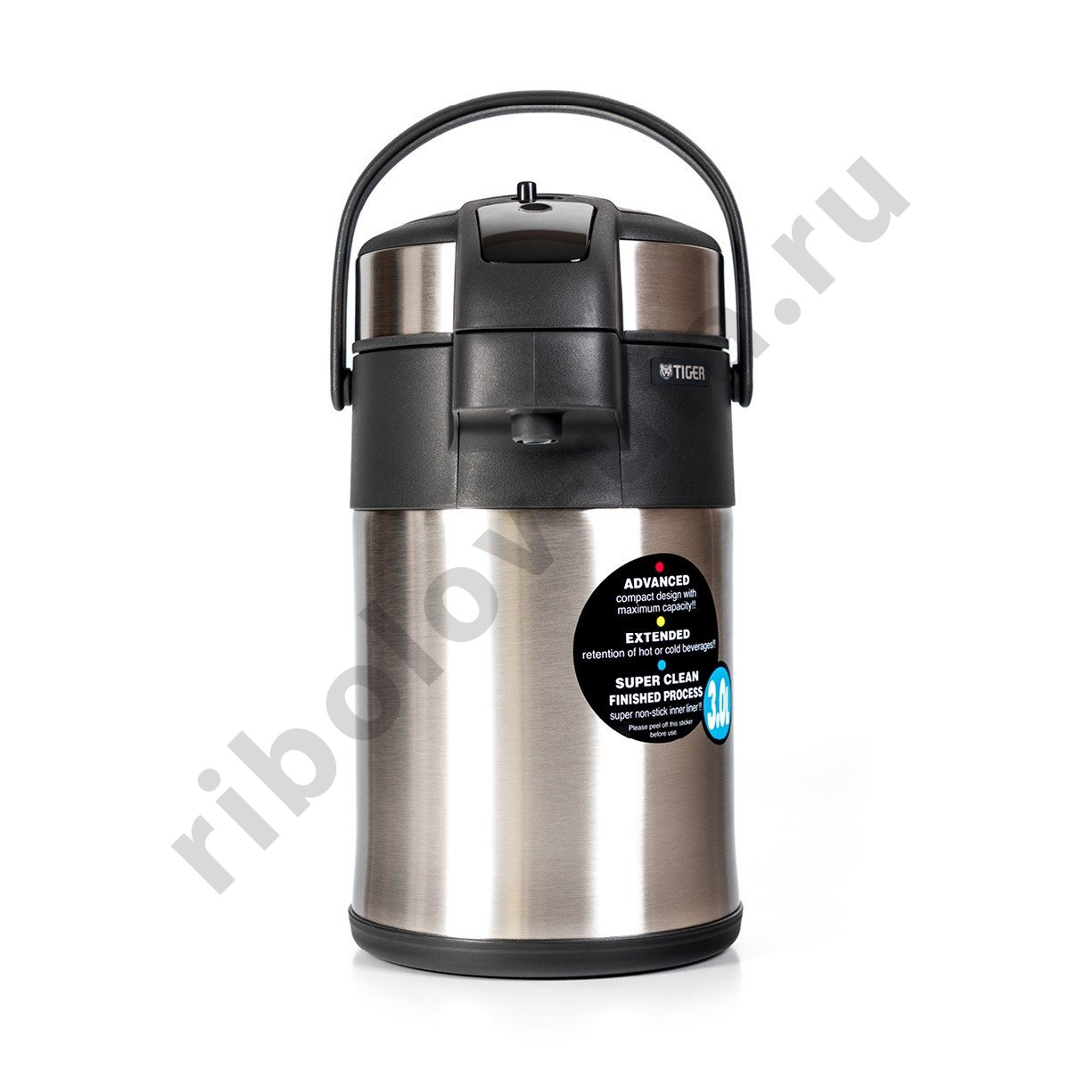 Термос помповый Tiger MAA - A302XS 3.0 л стальной