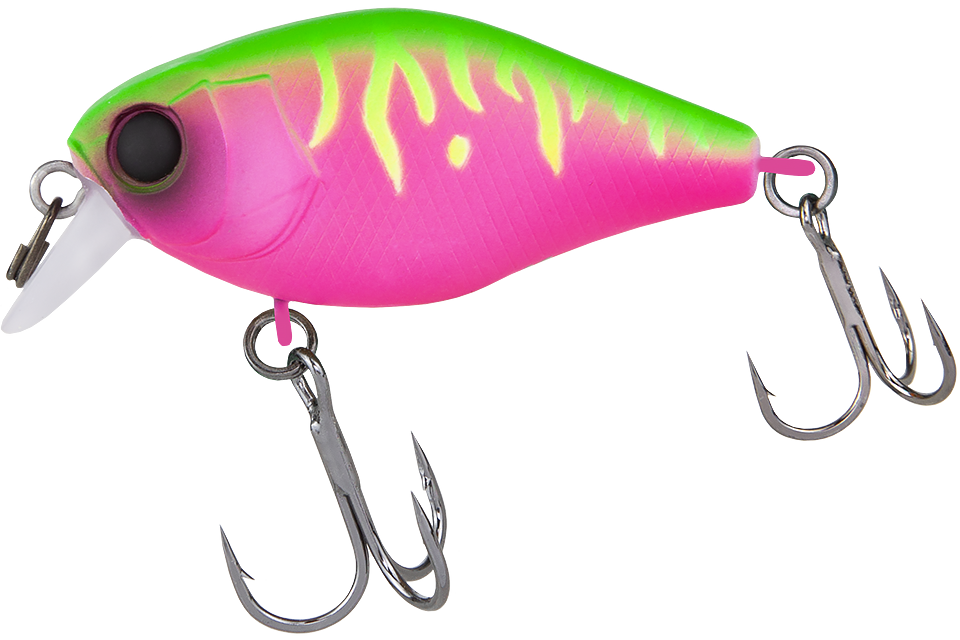 Воблер Jackall Chubby 41 дл. 4.1 см, гл. 0.6-1.0 м, 5.5 гр., floating, цв. dragon fruit mat tiger