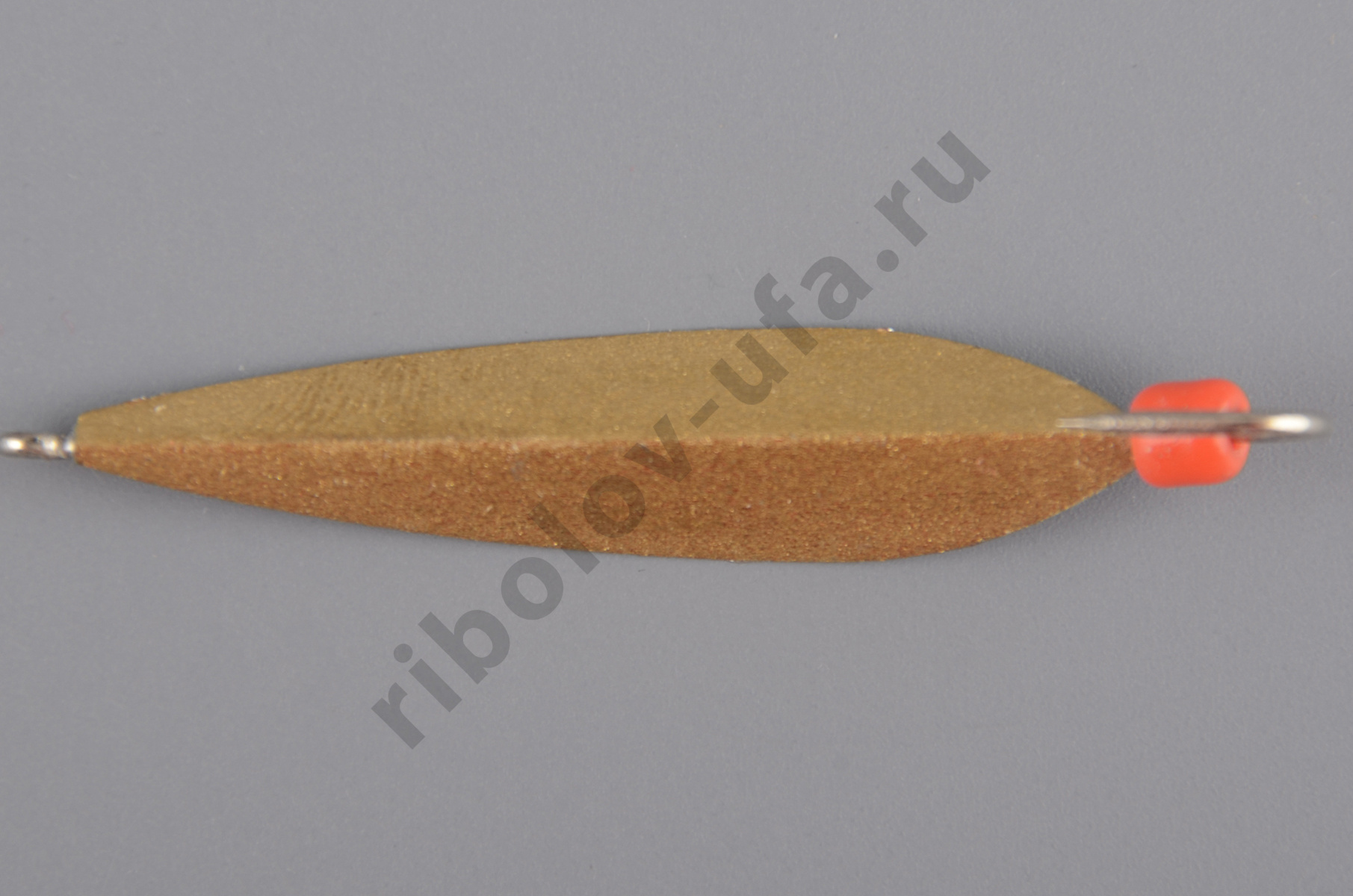 Блесна Курганская №05 с 1-м крючком, 40мм цв. золото